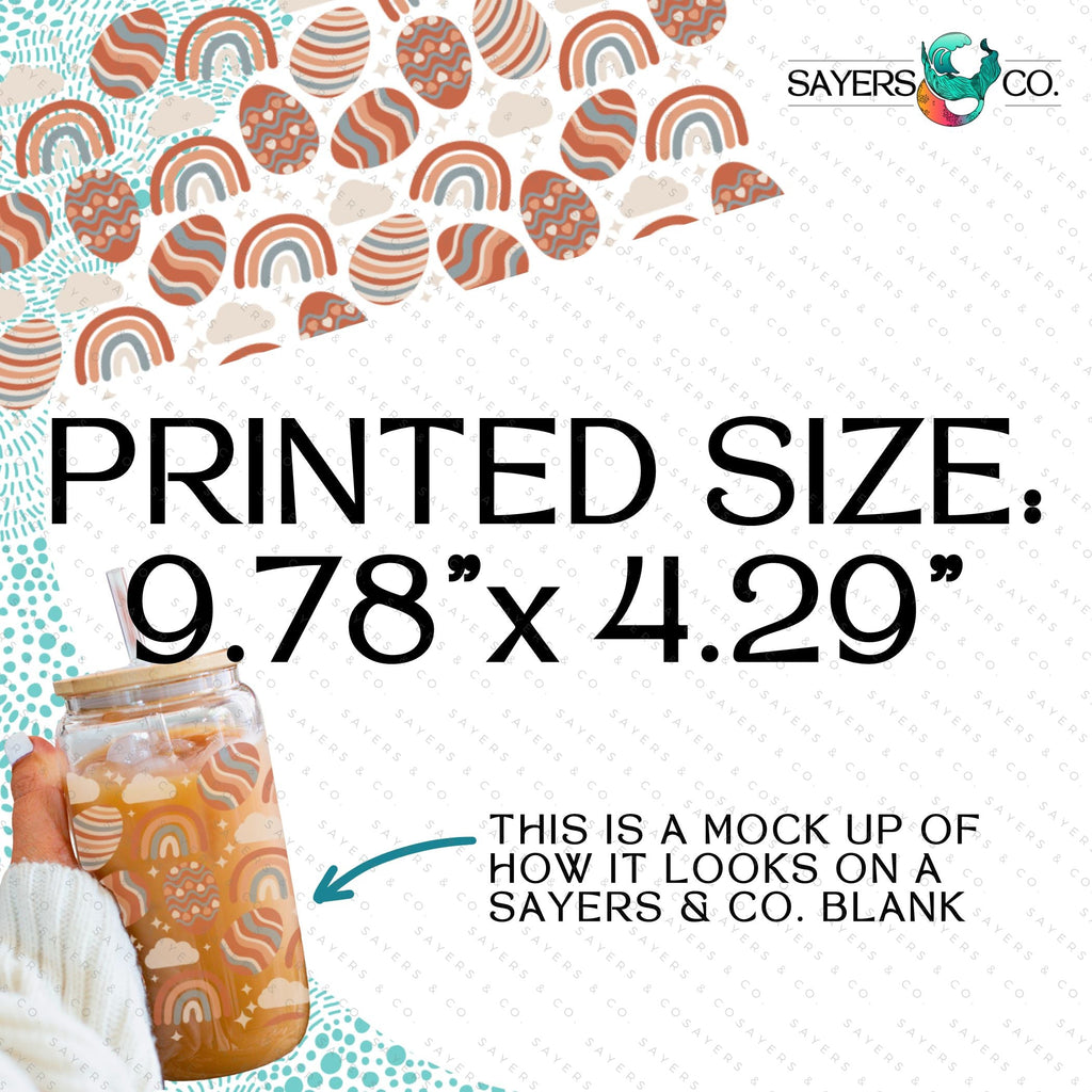 Copy of PRINTED Sublimation Transfer: Milk Milk Sugar Certified Printer- Blissful Bunnies 16oz Easter Sublimation Print | Sayers & Co.