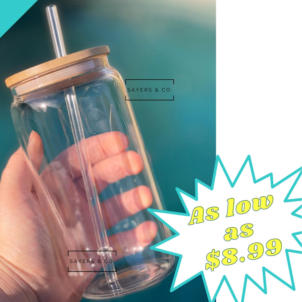 (Pack of 20) Sublimation Glass Libby 16oz/18oz | Sayers & Co.