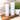 (Pack of 10) 20oz or 30oz Skinny Straight White Sublimation Tumbler
