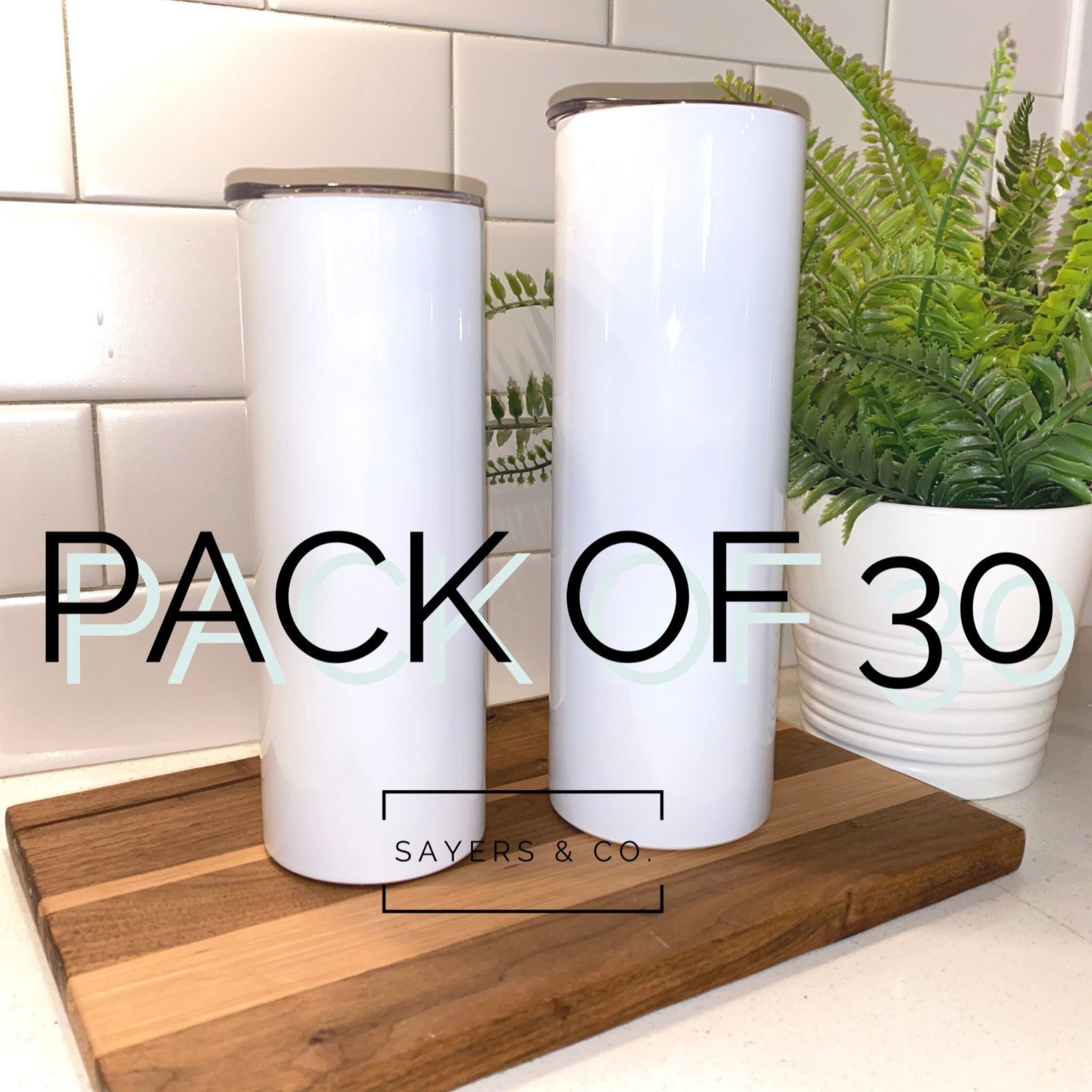 4 Pack 30oz Sublimation Tumblers