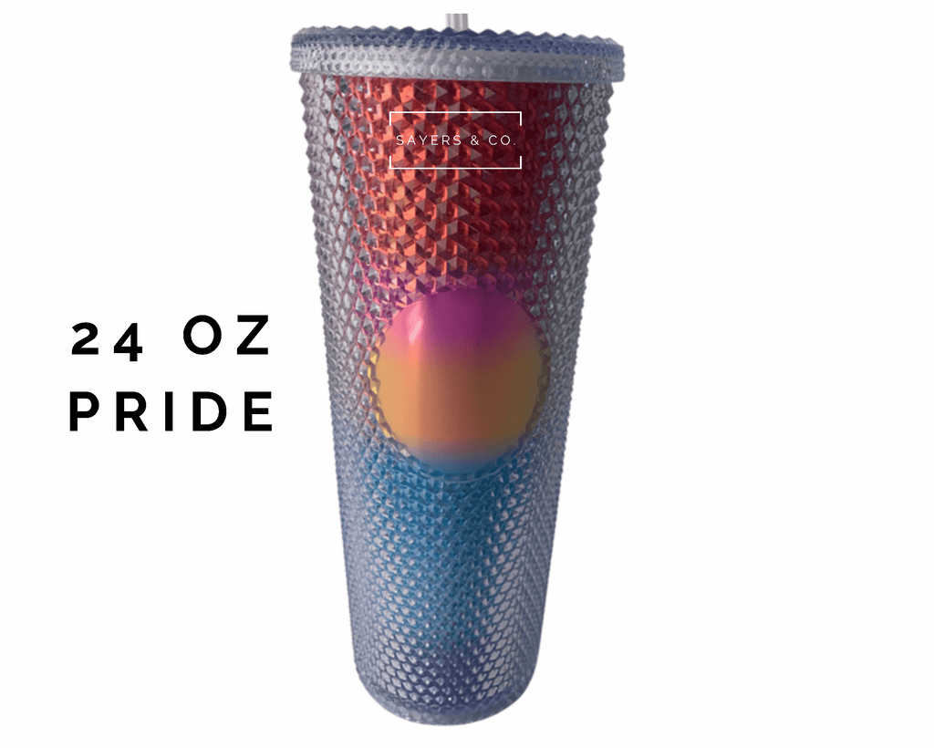 24oz Pride Studded Double Walled Tumbler | Sayers & Co.