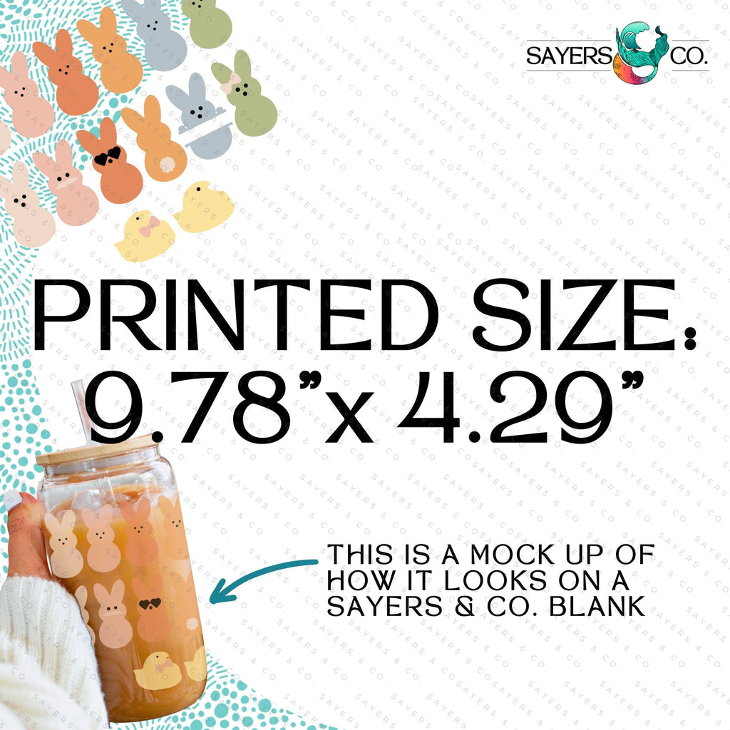 Copy of PRINTED Sublimation Transfer: Milk Milk Sugar Certified Printer- Hops and Dreams 16oz Easter Sublimation Print | Sayers & Co.