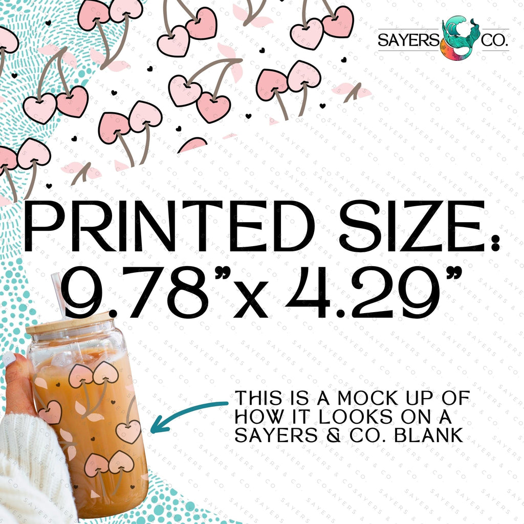 Copy of PRINTED Sublimation Transfer: Milk Milk Sugar Certified Printer- Candy Hearts 16oz Valentine's Day Sublimation Print | Sayers & Co.