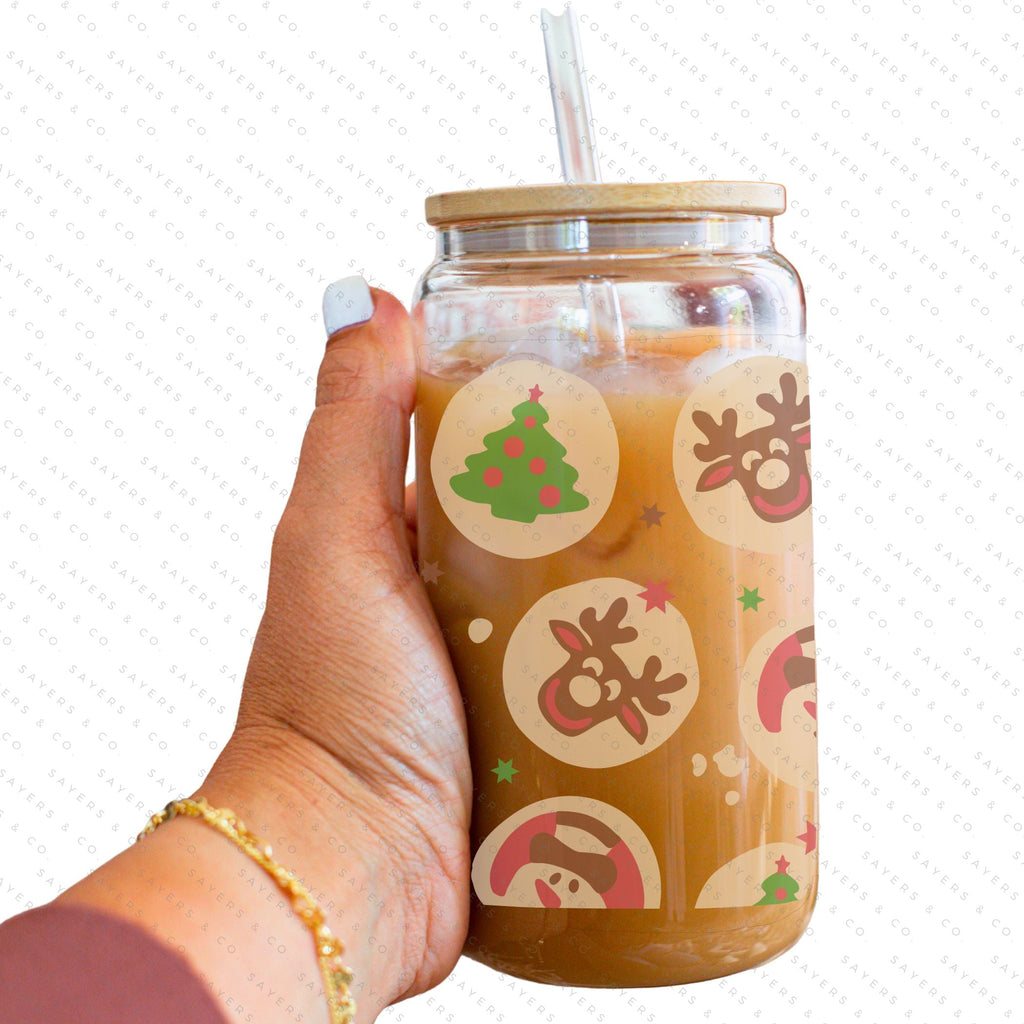 Copy of PRINTED Sublimation Transfer: Milk Milk Sugar Certified Printer- Christmas Lights 2.0, Christmas Pattern, Christmas Lights, Holiday 16oz Christmas Sublimation Print | Sayers & Co.