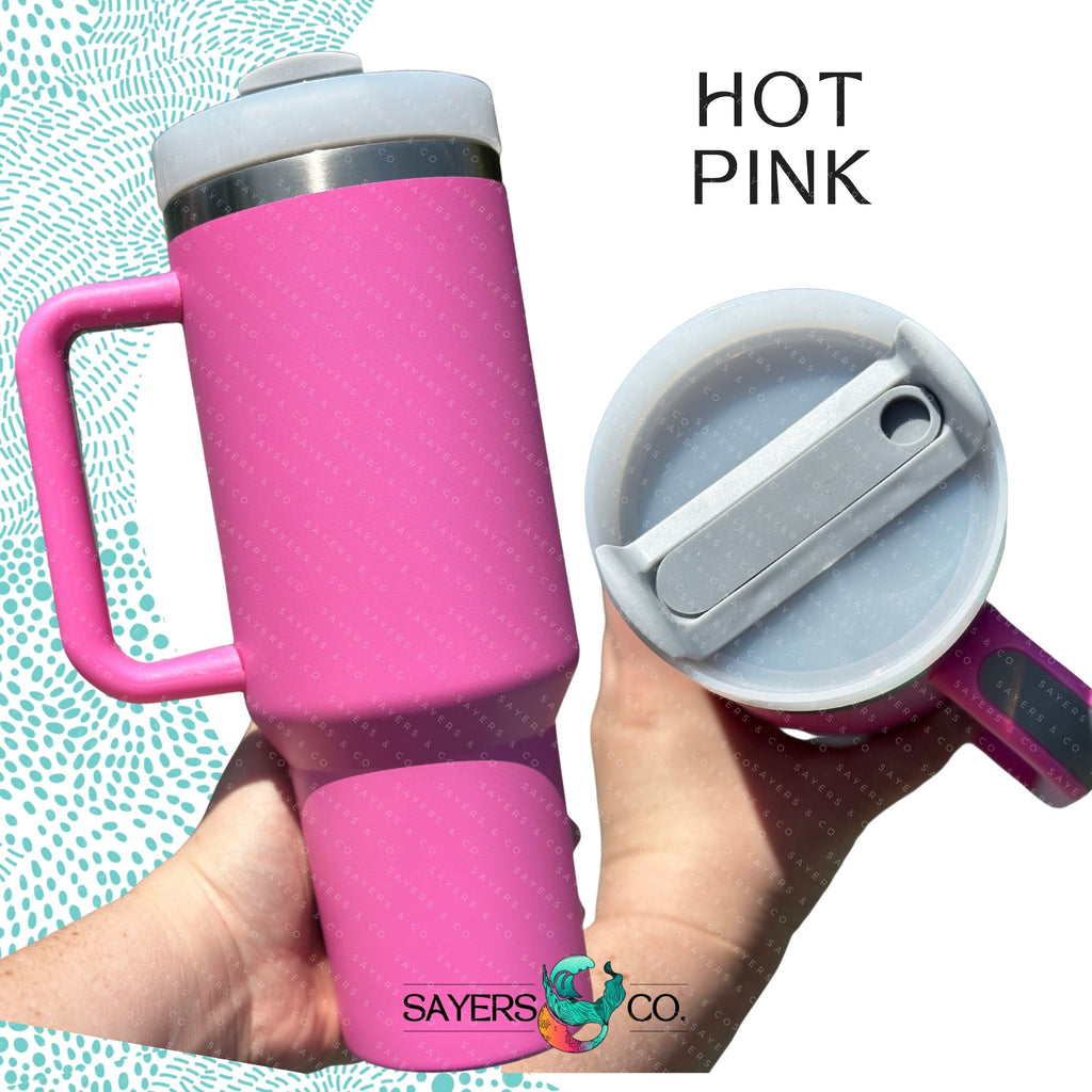 You Can Sit With ME *Sasha Piton* 2.0 VERSION- 40 oz Double Walled Screw Top Matte Tumbler | Sayers & Co.