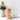 16oz Peonies Glass Cup with Bamboo Lid & Straw #100139