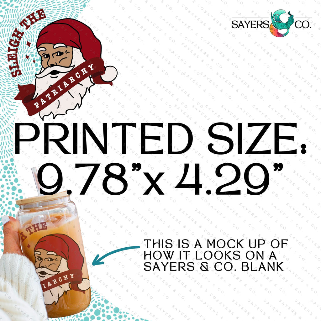 Copy of PRINTED Sublimation Transfer: Milk Milk Sugar Certified Printer- Winter Magic, Christmas Tumbler, Winter Tumbler, Snowflake Tumbler, Deer Tumbler, Christmas Trees Tumbler, Holiday 16oz Christmas Sublimation Print | Sayers & Co.