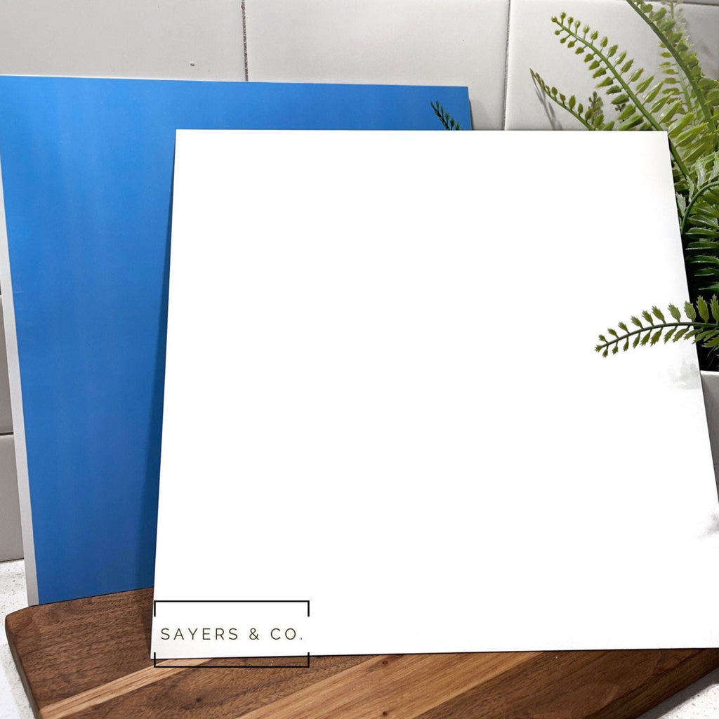(Bulk Packs) 10” Square White Sublimation Sign Blanks | Sayers & Co.