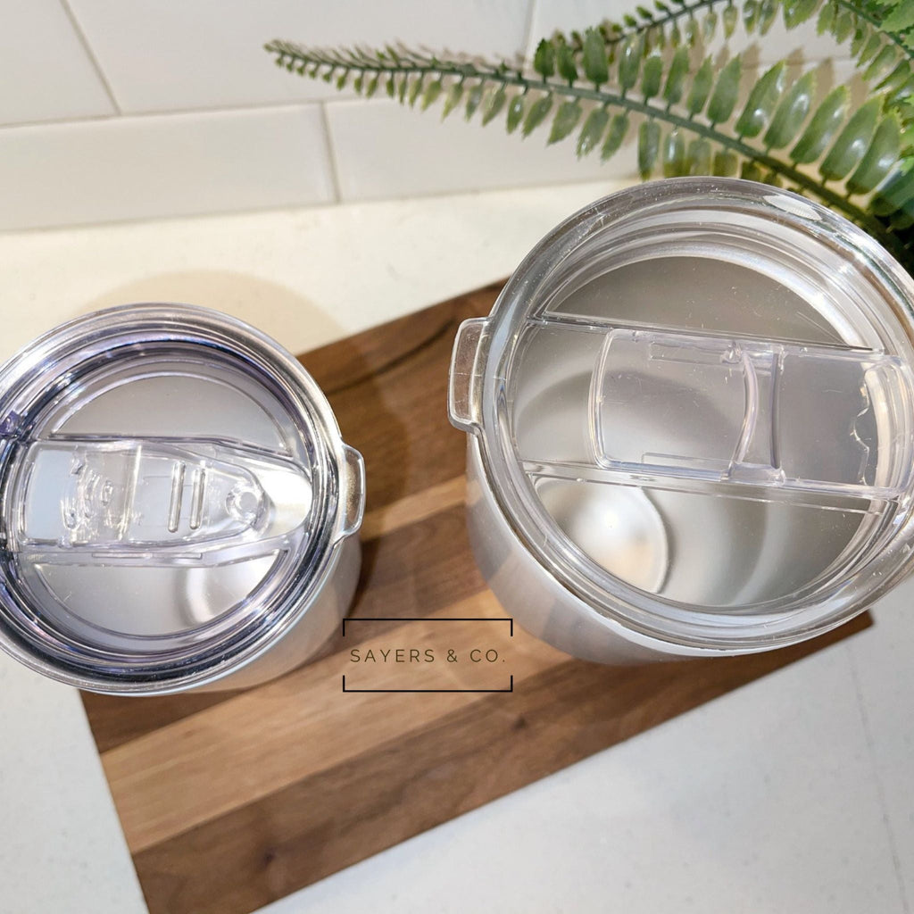 20oz or 30oz Sublimation White Car Tumbler