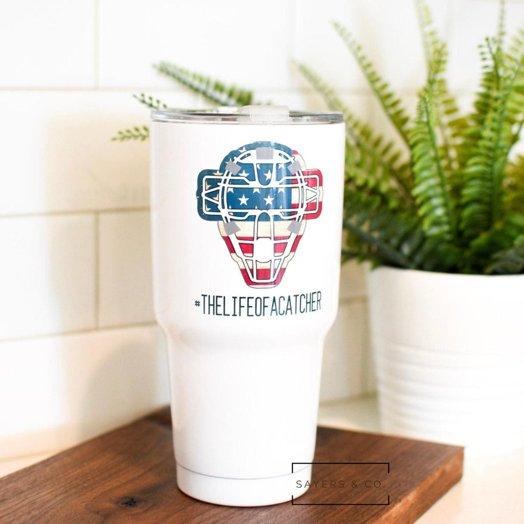 20oz or 30oz Sublimation White Car Tumbler