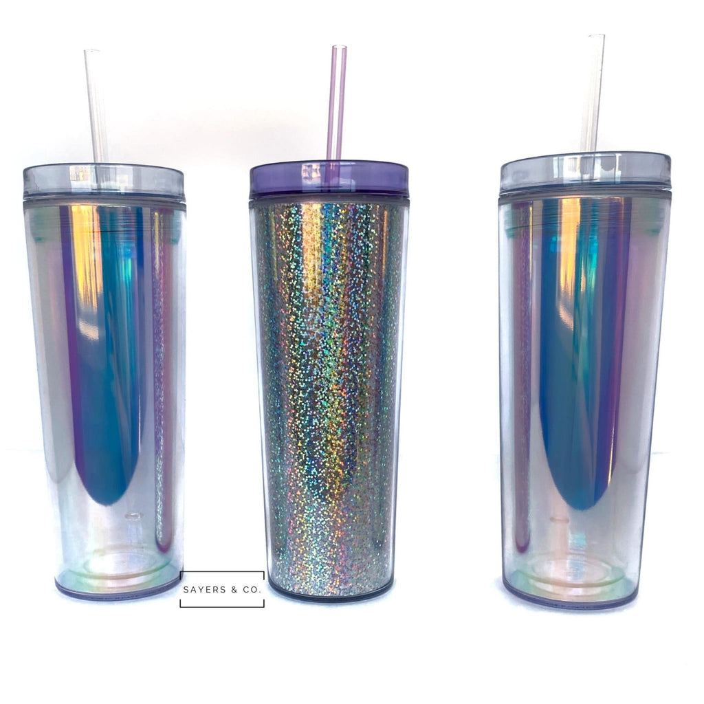 20oz Blank Holographic Acrylic Tumbler