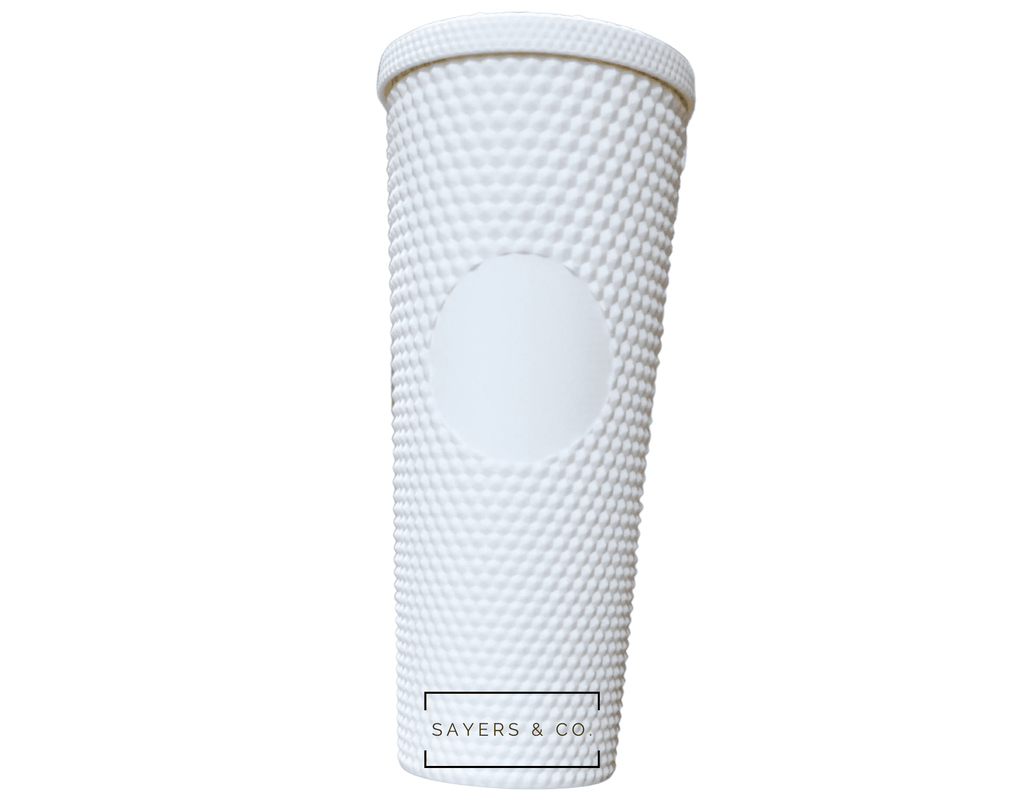24oz Matte & Glossy Studded Double Walled Tumbler