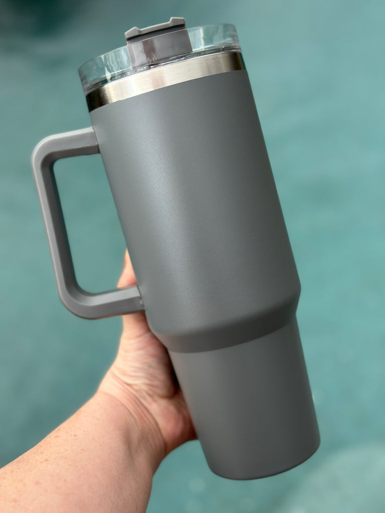 40 oz Double Walled Screw Top Matte Tumbler - Sayers & Co.