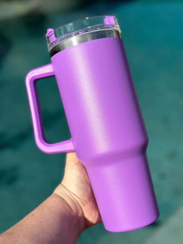 40 oz Double Walled Screw Top Matte Tumbler - Sayers & Co.