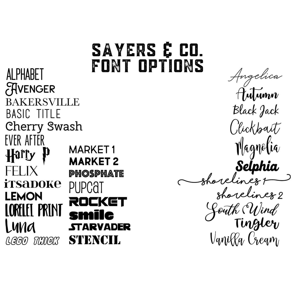 Customizable Name Wood Stocking Tags (3" x 6")