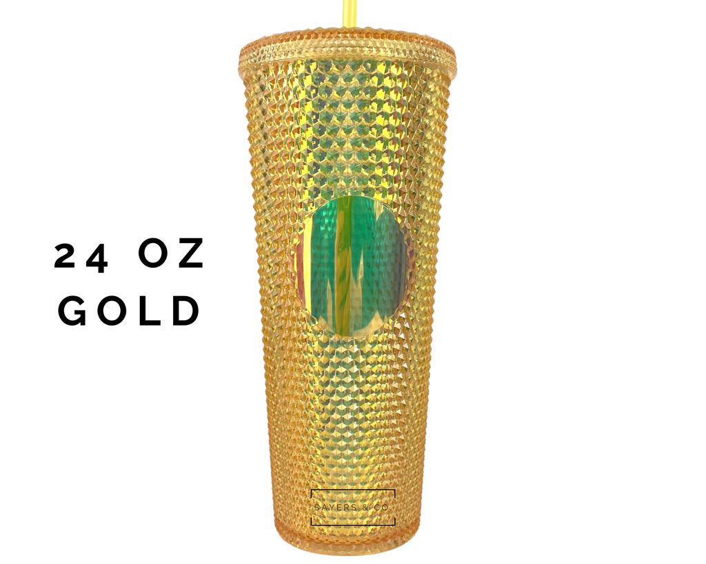 Custom Merry Mini Studded 24oz Double Walled Tumbler
