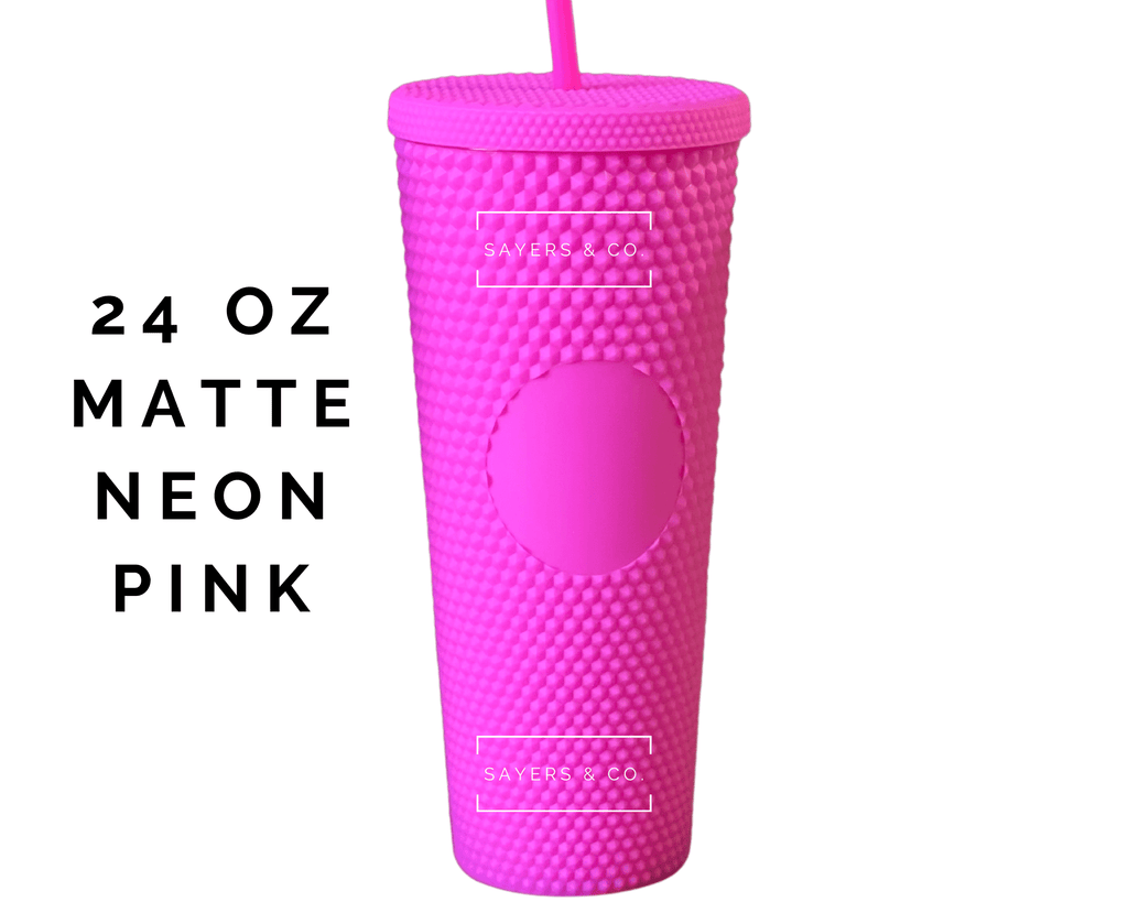 Custom Name or Words Pink Tumbler With Holographic Vinyl Personalized Large  Cup With Straw and Lid Pink Tumbler Name Cup Senior 2023 