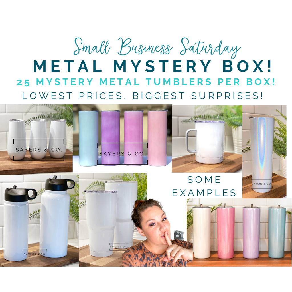 Metal Sublimation Mystery Box | Sayers & Co.