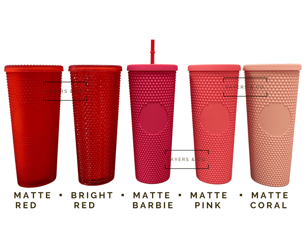 Custom Merry Mini Studded 24oz Double Walled Tumbler