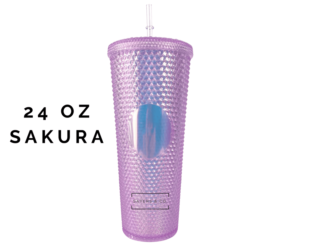 Custom Merry Mini Studded 24oz Double Walled Tumbler