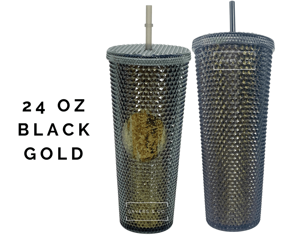 Custom Merry Mini Studded 24oz Double Walled Tumbler