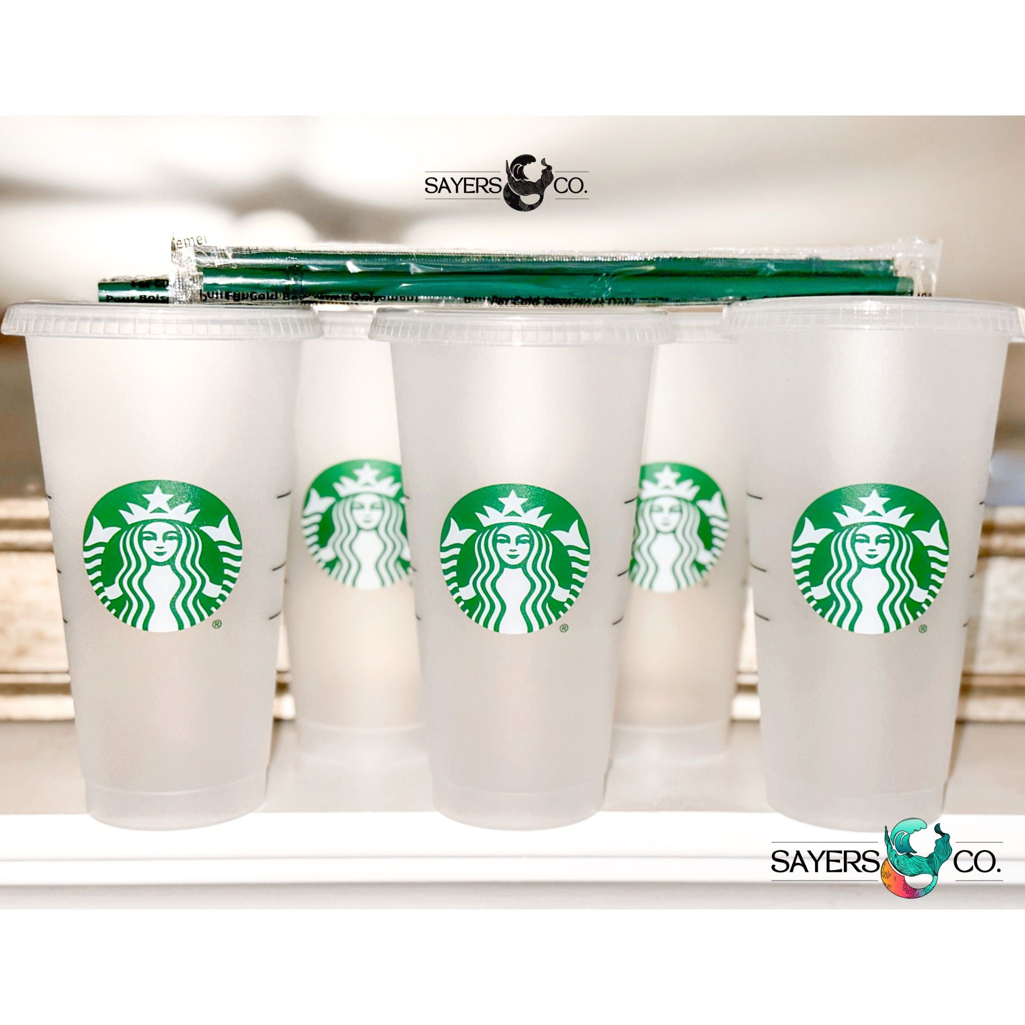 Plastic Reusable Cold Cup with Lid & Straw - 24 fl oz: Starbucks Coffee  Company